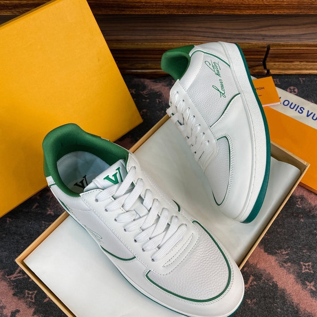 LV RIVOLI FAT SNEAKER WHITE GREEN