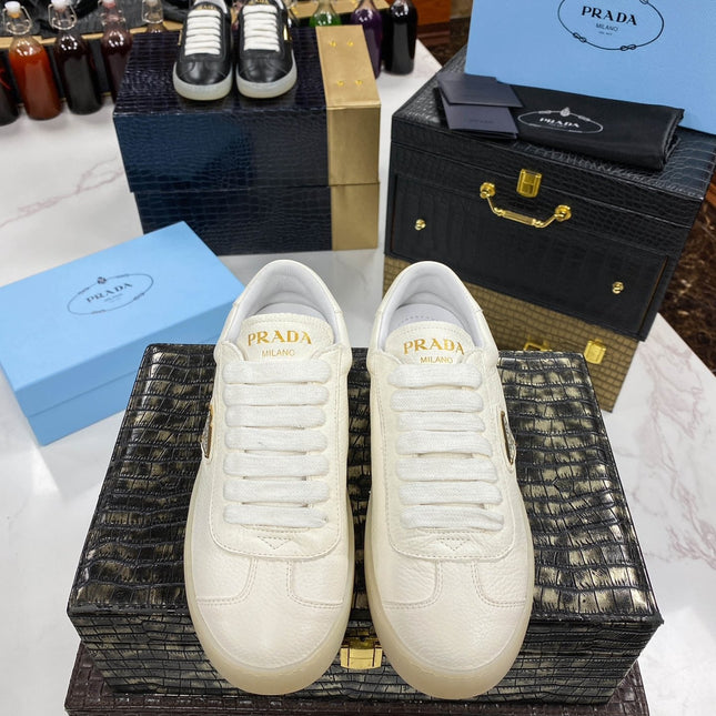 PRA LANE SNEAKER WHITE CALFSKIN