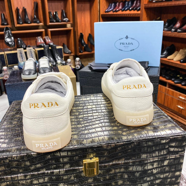 PRA LANE SNEAKER WHITE CALFSKIN