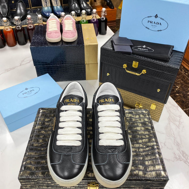 PRA LANE SNEAKER BLACK CALFSKIN