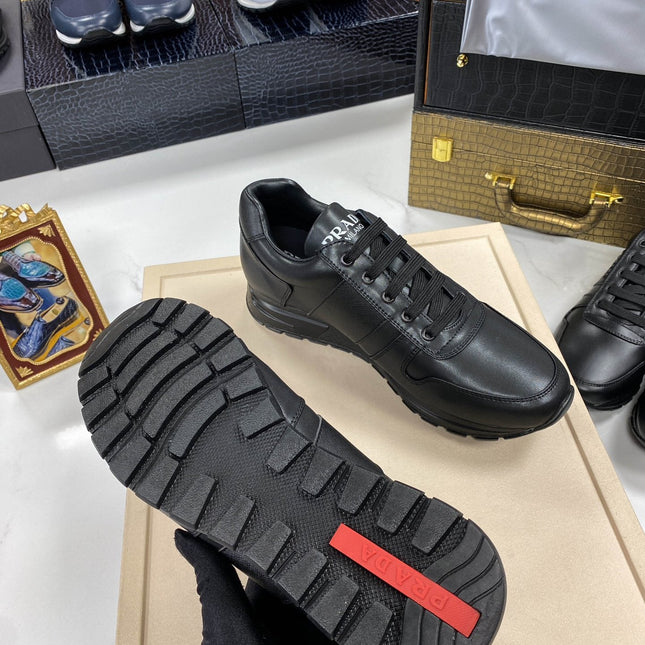 PRA SNEAKER IN BLACK CALFSKIN