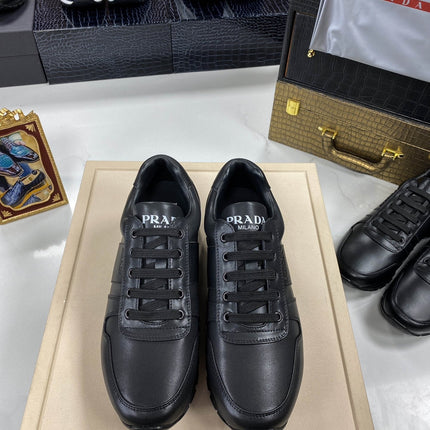 PRA SNEAKER IN BLACK CALFSKIN