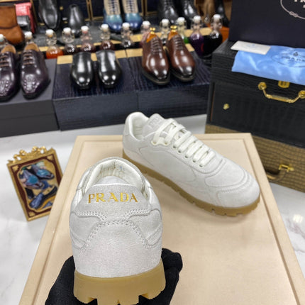 PRA TRAIL FADED GREY SUEDE SNEAKERS