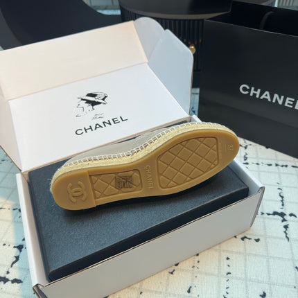 ESPADRILLES LOAFERS IN FLINT GREY LAMBSKIN