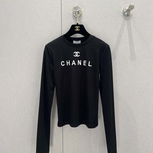 CC Long Sleeve T-shirt Tencel Fabric