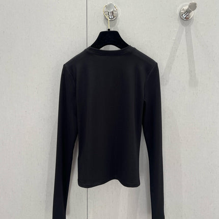 CC Long Sleeve T-shirt Tencel Fabric