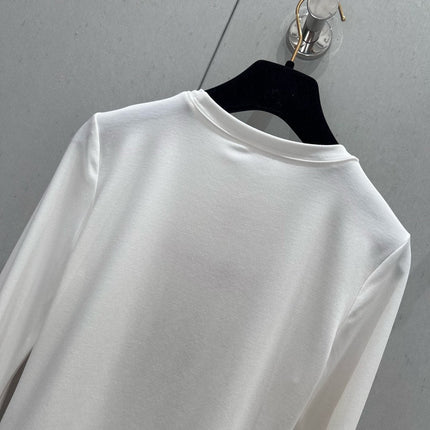 CC Long Sleeve T-shirt Tencel Fabric