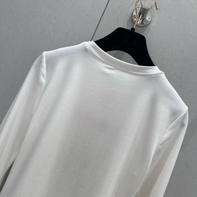 CC Long Sleeve T-shirt Tencel Fabric