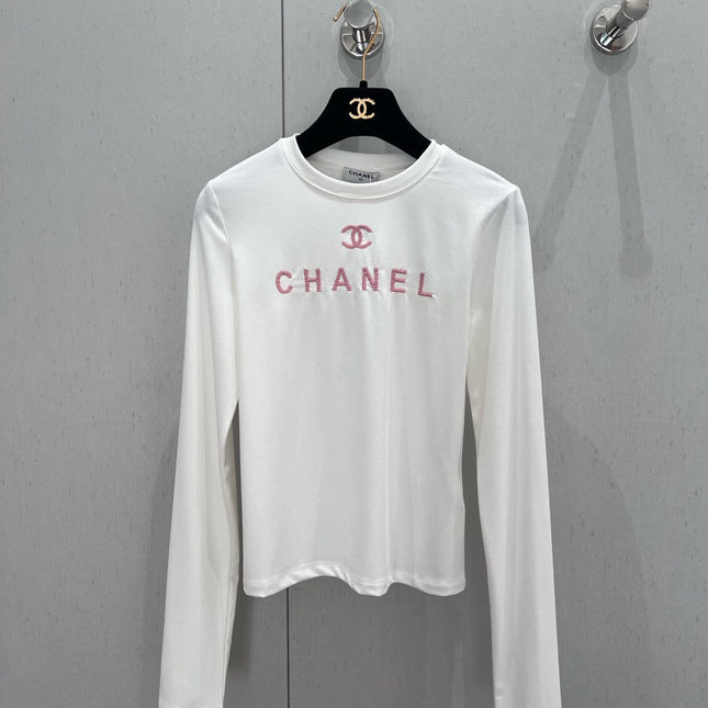 CC Long Sleeve T-shirt Tencel Fabric