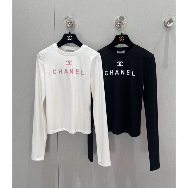 CC Long Sleeve T-shirt Tencel Fabric