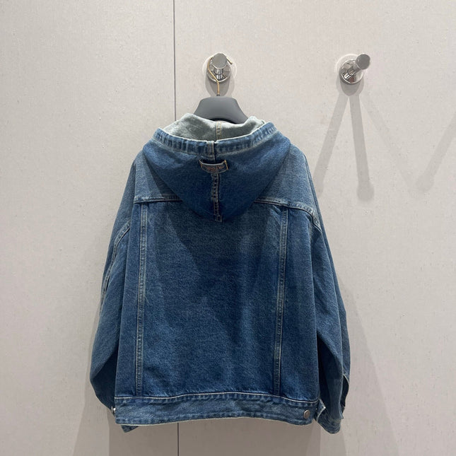 DIOR DENIM HOODED JACKET