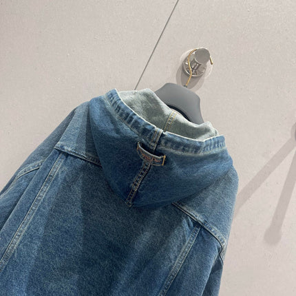 DIOR DENIM HOODED JACKET