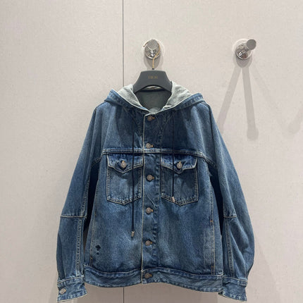 DIOR DENIM HOODED JACKET
