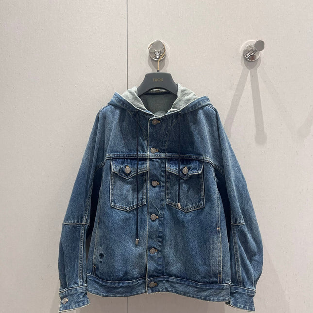 DIOR DENIM HOODED JACKET