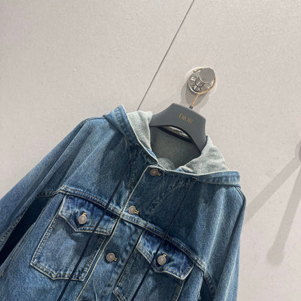 DIOR DENIM HOODED JACKET