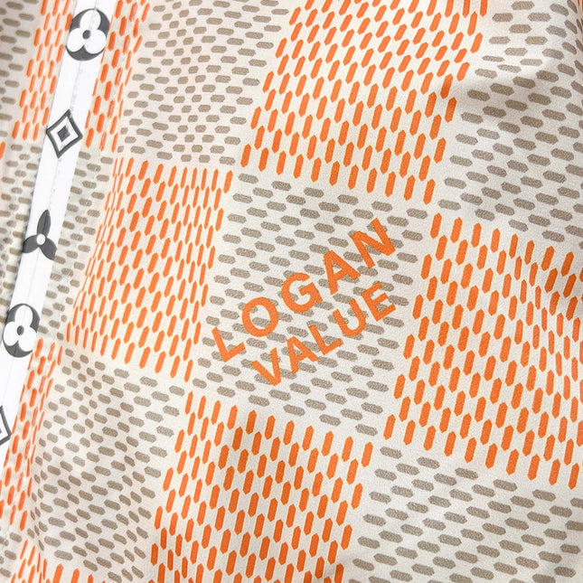 LV ORANGE AND GRAY DAMIER JACKET 239117