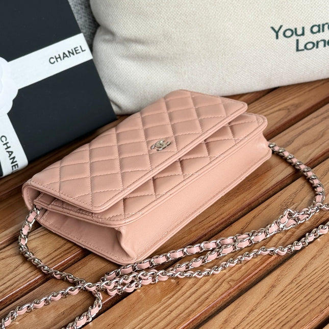 CC WOC ENTRUPY 19 BAG IN LIGHT PINK CALFSKIN