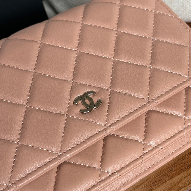 CC WOC ENTRUPY 19 BAG IN LIGHT PINK CALFSKIN