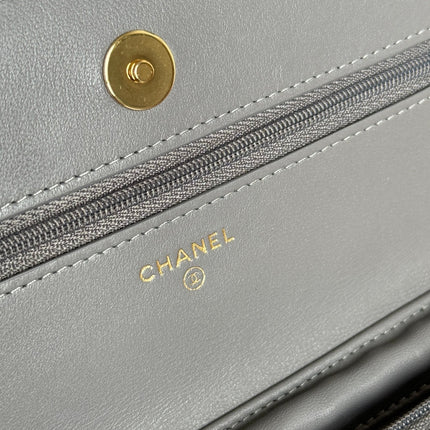 CC WOC ENTRUPY 19 BAG IN SPANISH GREY CALFSKIN