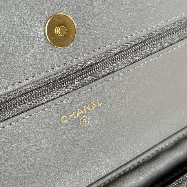 CC WOC ENTRUPY 19 BAG IN SPANISH GREY CALFSKIN