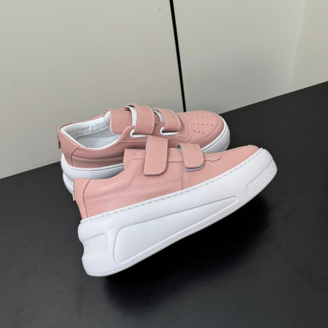 ACNE STUDIO SNEAKER IN SALMON PINK LAMBSKIN
