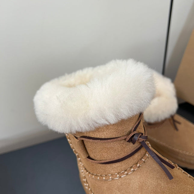 CLASSIC MINI ALPINE IN CHESTNUT BROWN SUEDE