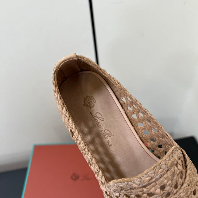 LP LOAFERS 25S IN BEIGE LAMBSKIN