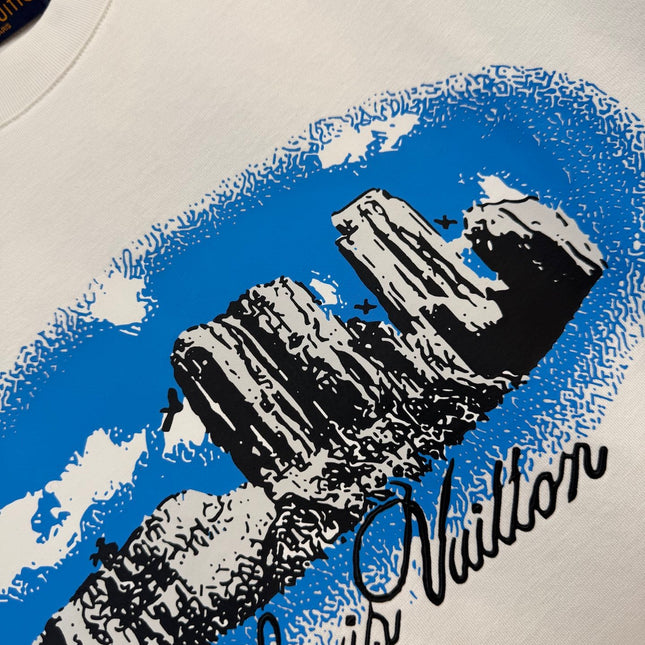 LV WHITE COTTON T-SHIRT 238918