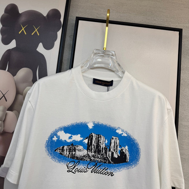 LV WHITE COTTON T-SHIRT 238918