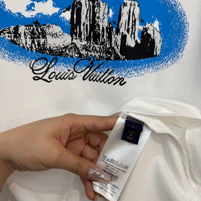 LV WHITE COTTON T-SHIRT 238918