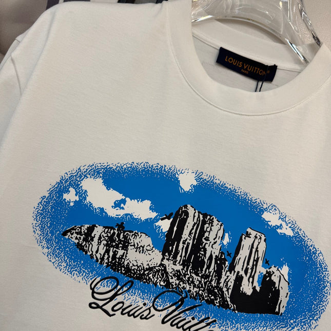 LV WHITE COTTON T-SHIRT 238918