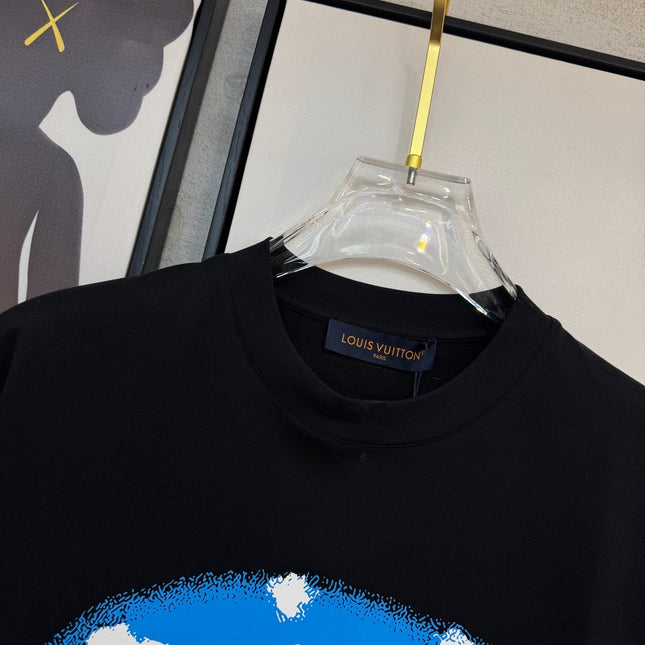 LV BLACK COTTON T-SHIRT 238919