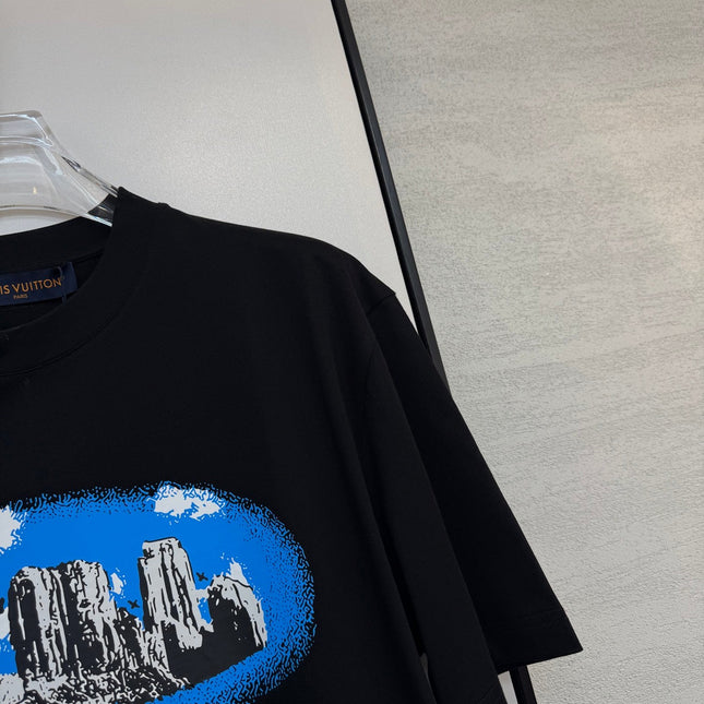 LV BLACK COTTON T-SHIRT 238919