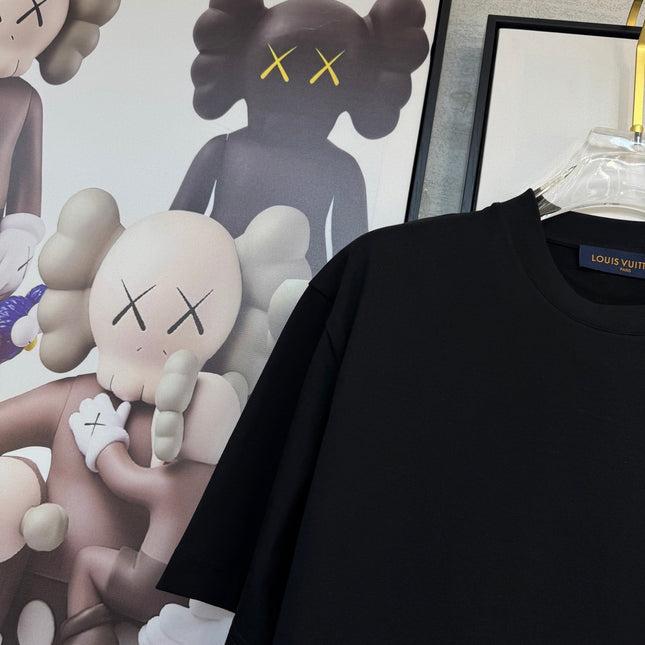 LV T-SHIRT IN BLACK COTTON FABRIC 238921