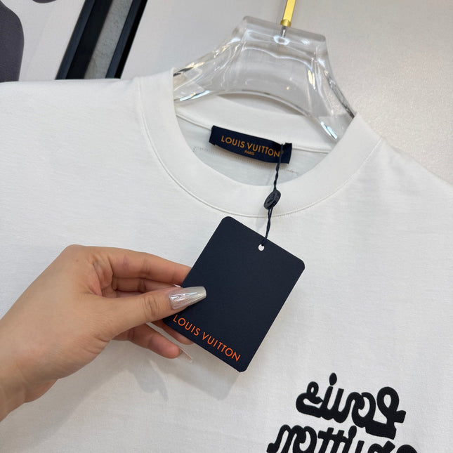 LV T-SHIRT IN WHITE COTTON FABRIC 238920