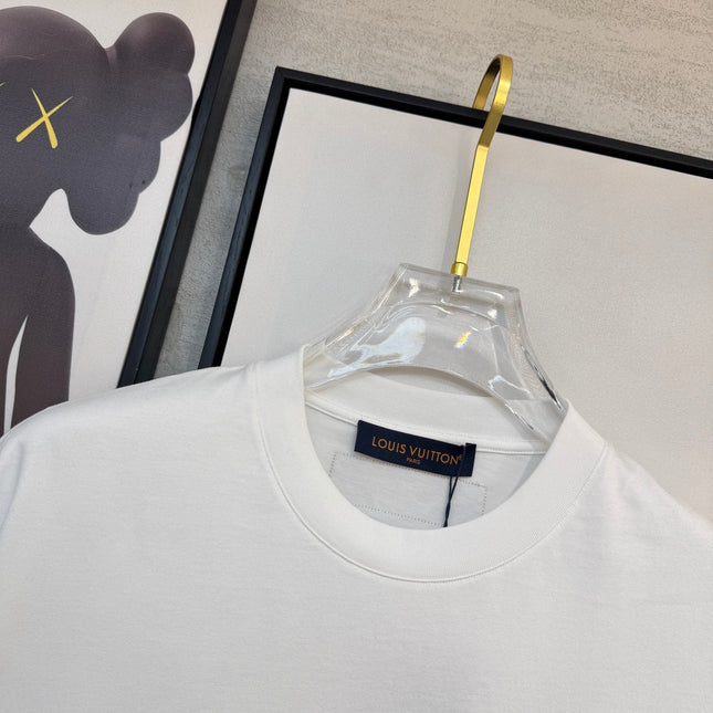 LV T-SHIRT IN WHITE COTTON FABRIC 238920