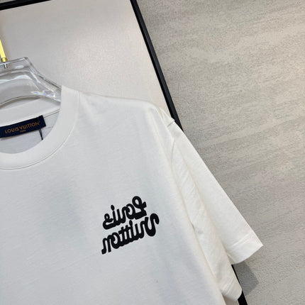 LV T-SHIRT IN WHITE COTTON FABRIC 238920