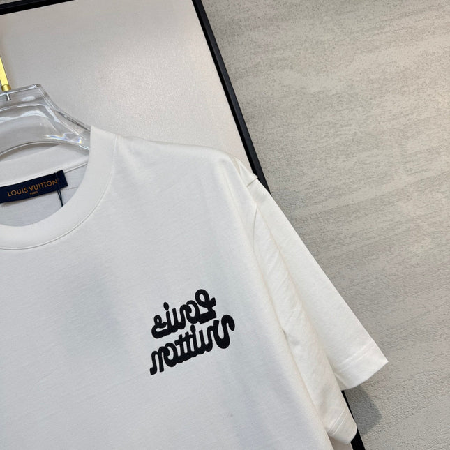 LV T-SHIRT IN WHITE COTTON FABRIC 238920