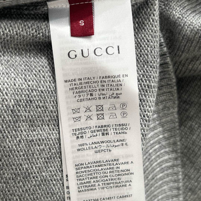 Gucci 25 Set Gray Wool 209933