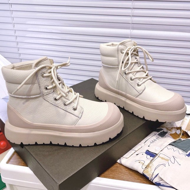 GENDER NEUMEL HIGH WEATHER HYBRID IN BRICH MIX WHITE PEPPER CALFSKIN