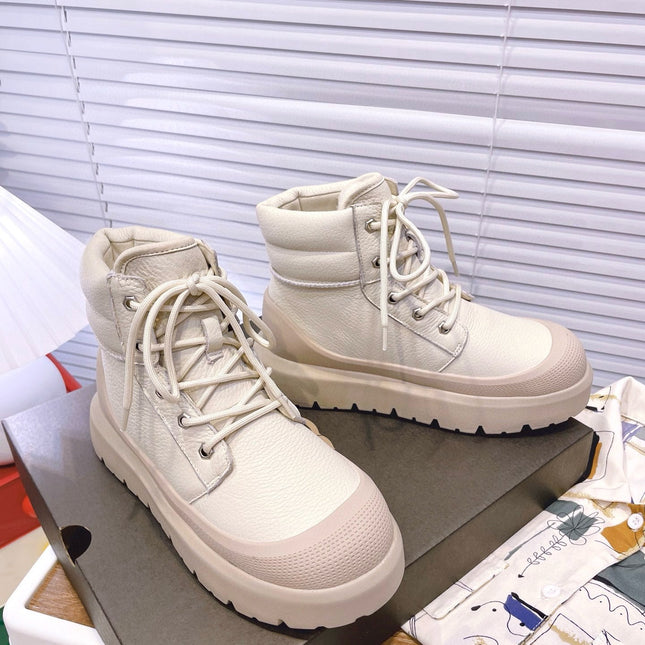 GENDER NEUMEL HIGH WEATHER HYBRID IN BRICH MIX WHITE PEPPER CALFSKIN