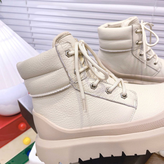 GENDER NEUMEL HIGH WEATHER HYBRID IN BRICH MIX WHITE PEPPER CALFSKIN
