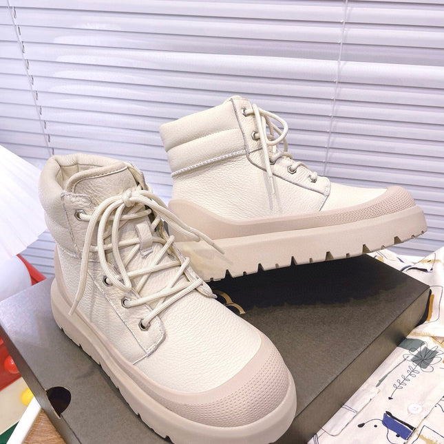 GENDER NEUMEL HIGH WEATHER HYBRID IN BRICH MIX WHITE PEPPER CALFSKIN