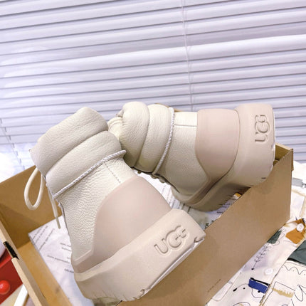 GENDER NEUMEL HIGH WEATHER HYBRID IN BRICH MIX WHITE PEPPER CALFSKIN