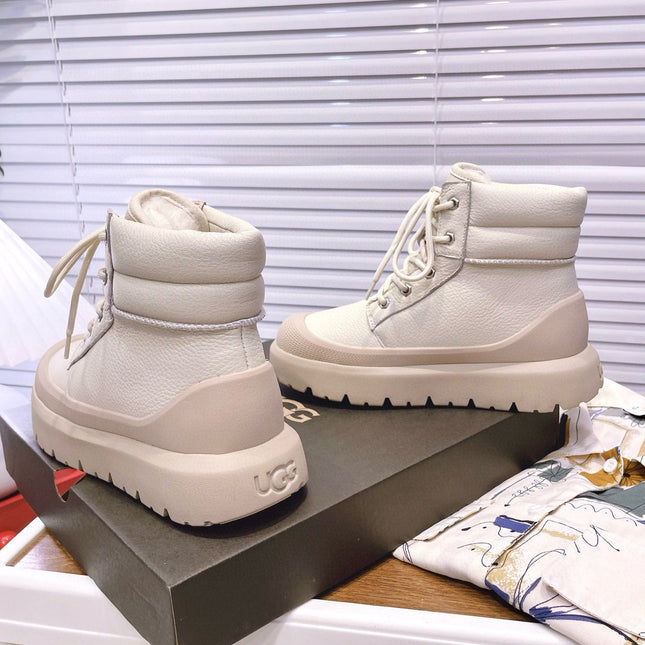 GENDER NEUMEL HIGH WEATHER HYBRID IN BRICH MIX WHITE PEPPER CALFSKIN