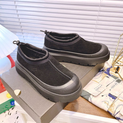 TASMAN WEATHER HYBRID IN BLACK SUEDE AND CALFSKIN