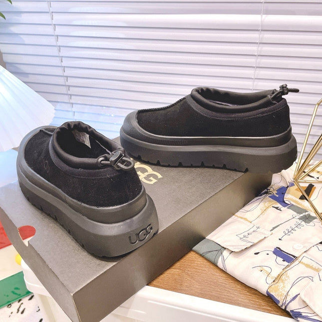 TASMAN WEATHER HYBRID IN BLACK SUEDE AND CALFSKIN