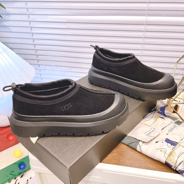 TASMAN WEATHER HYBRID IN BLACK SUEDE AND CALFSKIN