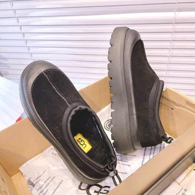 TASMAN WEATHER HYBRID IN BLACK SUEDE AND CALFSKIN