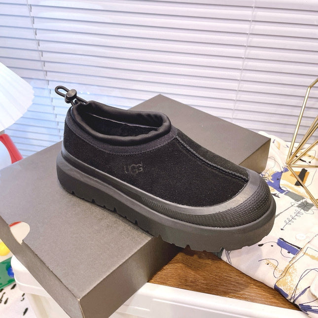 TASMAN WEATHER HYBRID IN BLACK SUEDE AND CALFSKIN